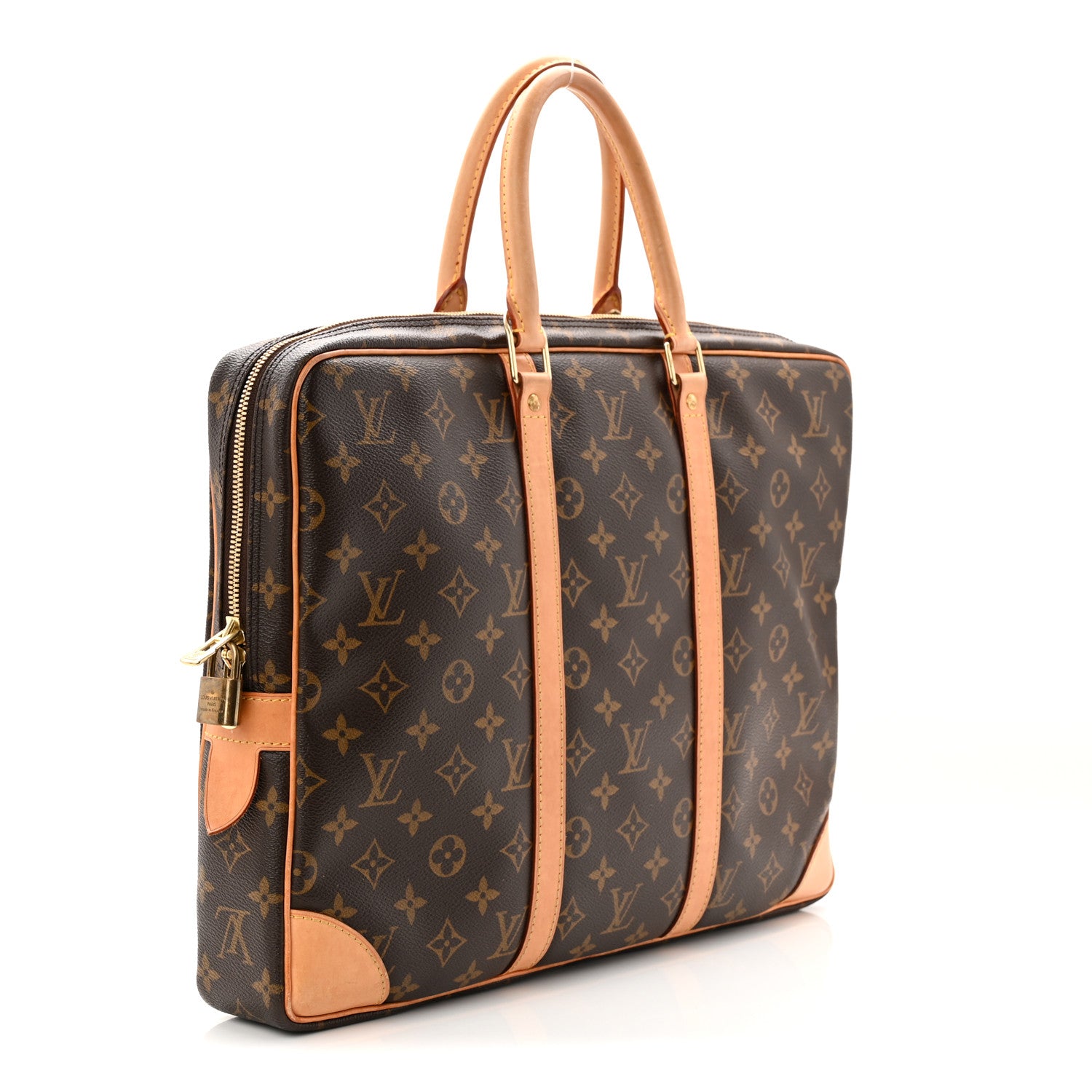 Louis Vuitton Monogram Porte-Documents Voyage Briefcase 3 of 10