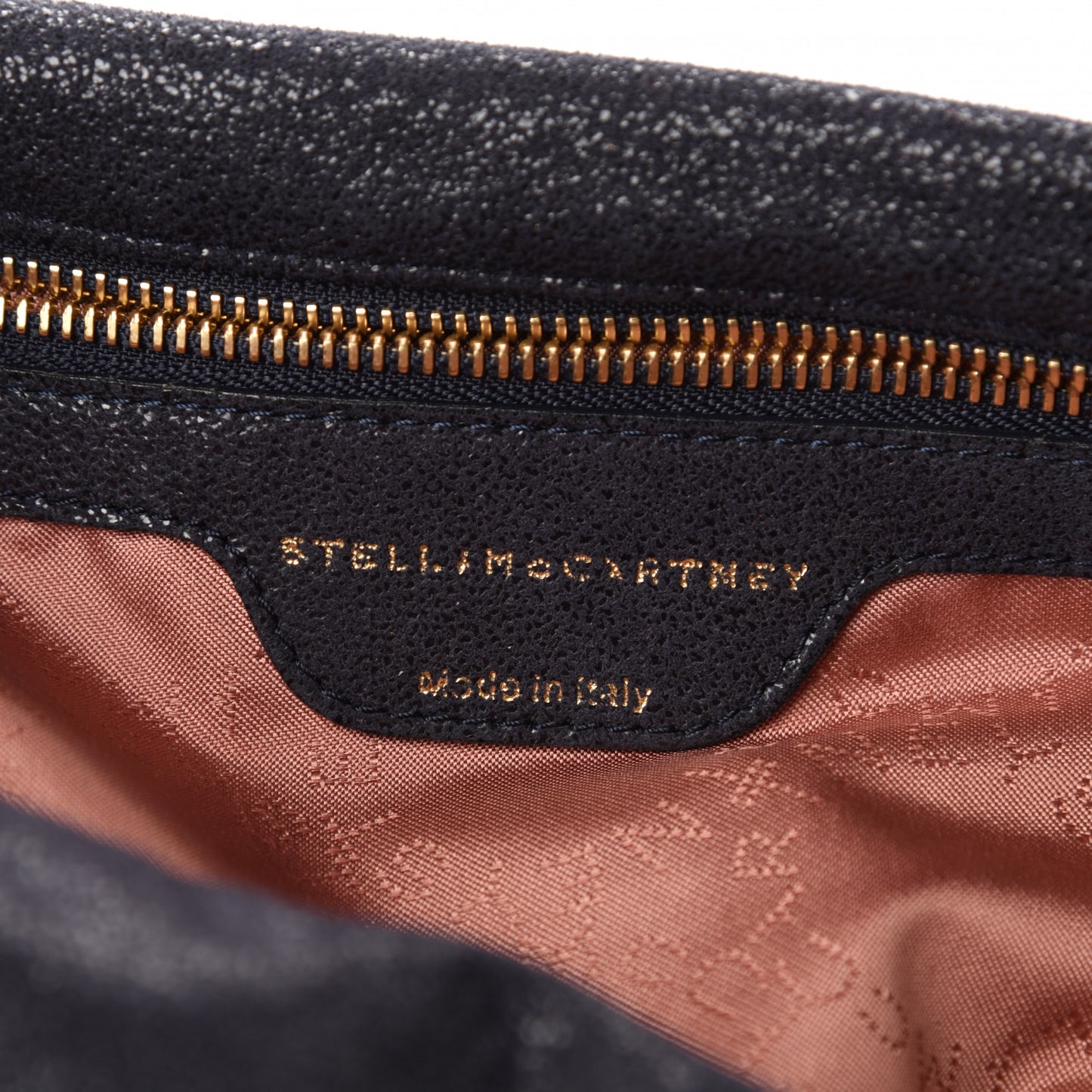 Shaggy Deer Small Falabella Tote Navy
