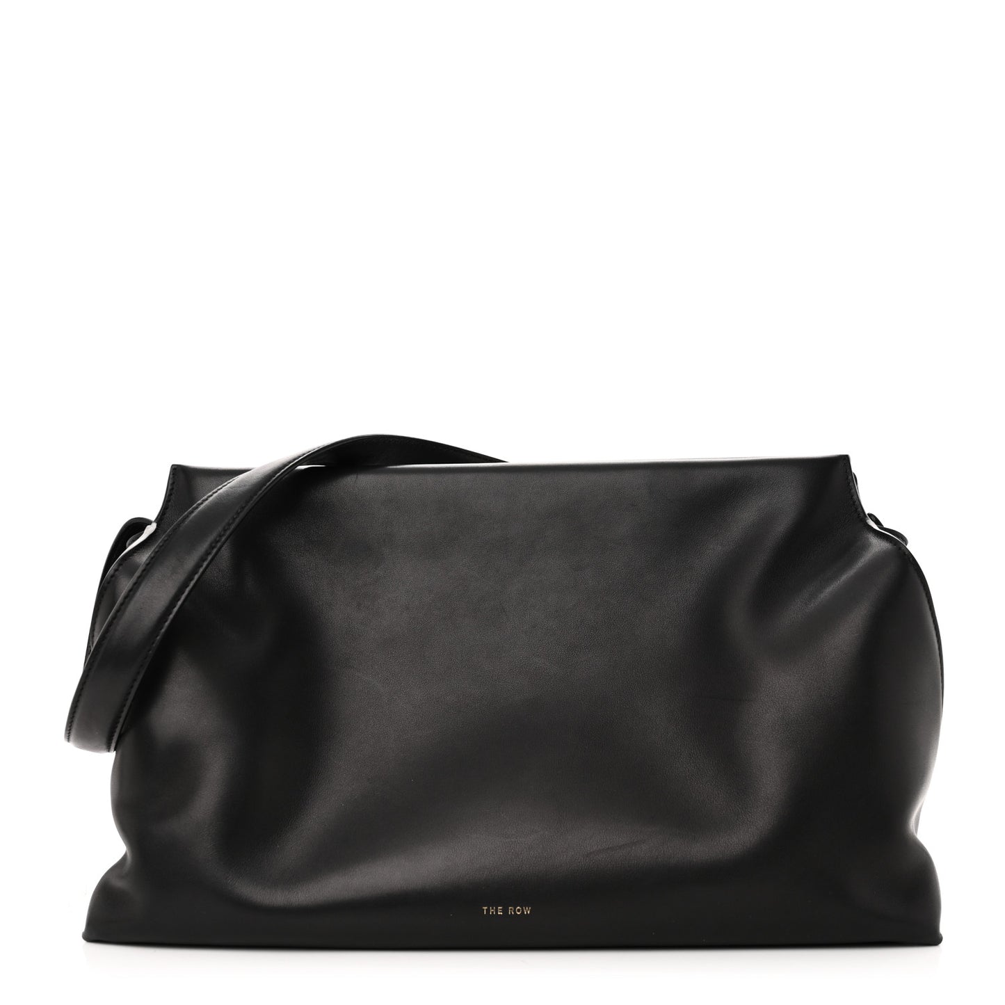 Saddle Calfskin Sienna Shoulder Bag Black