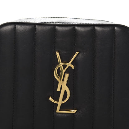 Saint Laurent Lambskin Matelasse Vicky Monogram Belt Bag Black 12 of 12