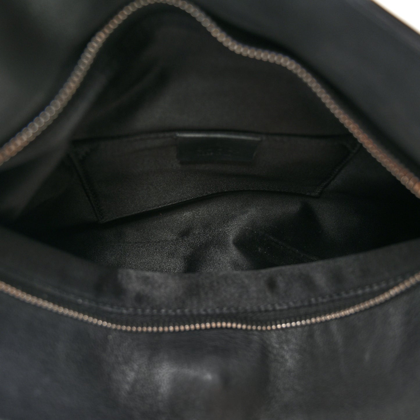 Calfskin Bamboo Croisette Clutch Black