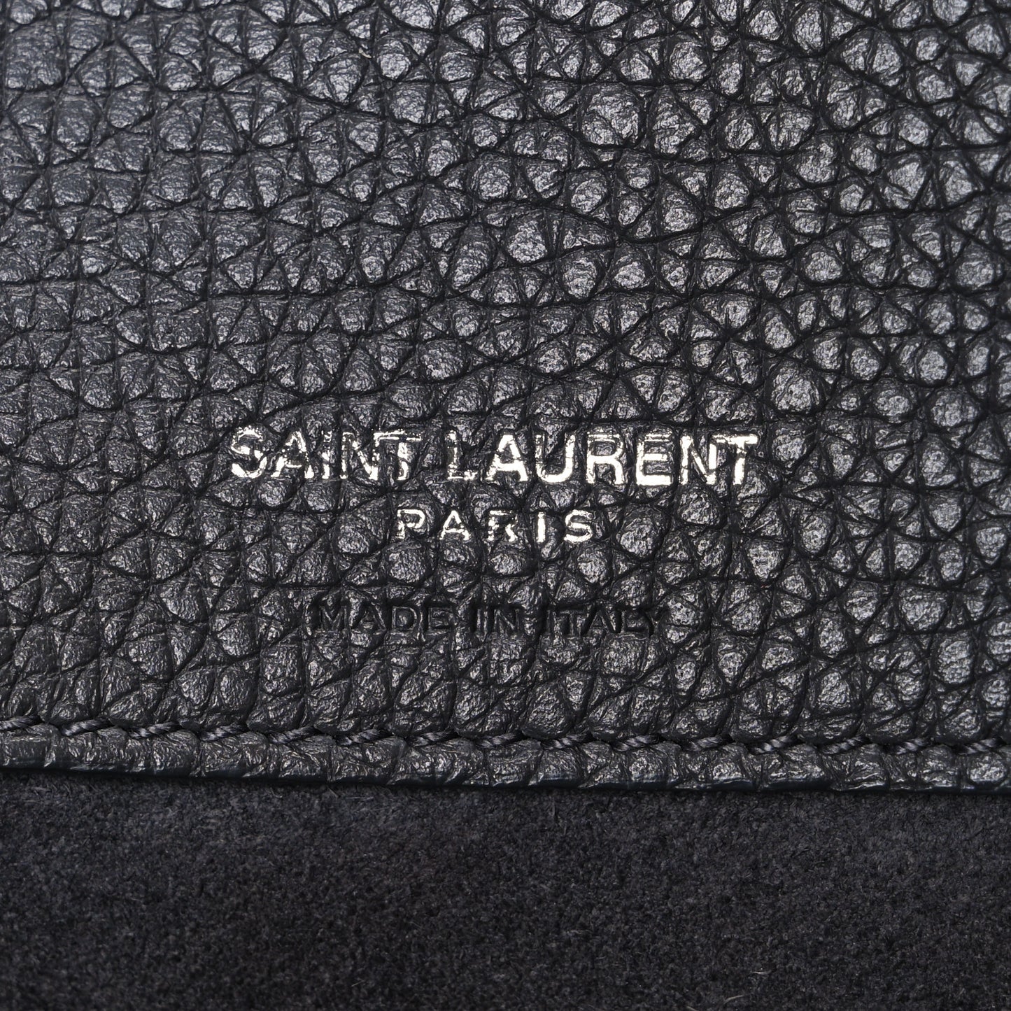 Grained Calfskin Small Supple Sac De Jour Fog
