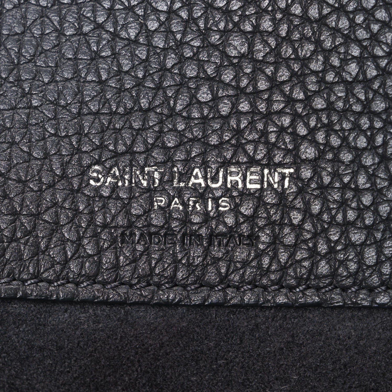 Saint Laurent Grained Calfskin Small Supple Sac De Jour Fog 7 of 14