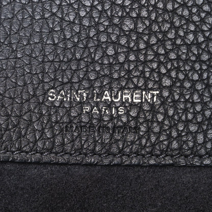 Saint Laurent Grained Calfskin Small Supple Sac De Jour Fog 7 of 14