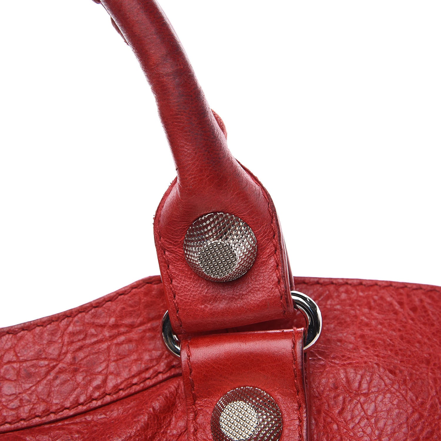 Balenciaga Agneau Giant 21 Silver Hardware City Rouge Coquelicot 10 of 17