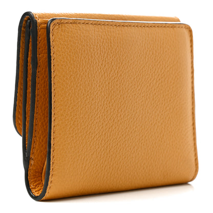 Chloe Grained Calfskin Marcie Square Wallet Tan Apricot 3 of 8