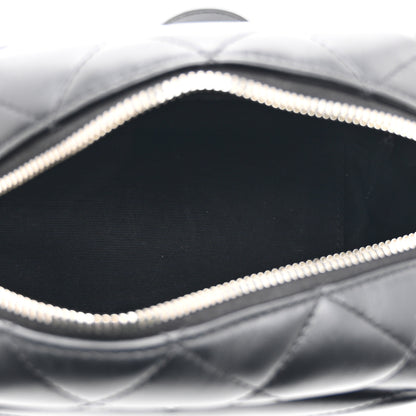 Saint Laurent Calfskin Y Quilted Monogram Small Loulou Bowling Bag Black 5 of 11