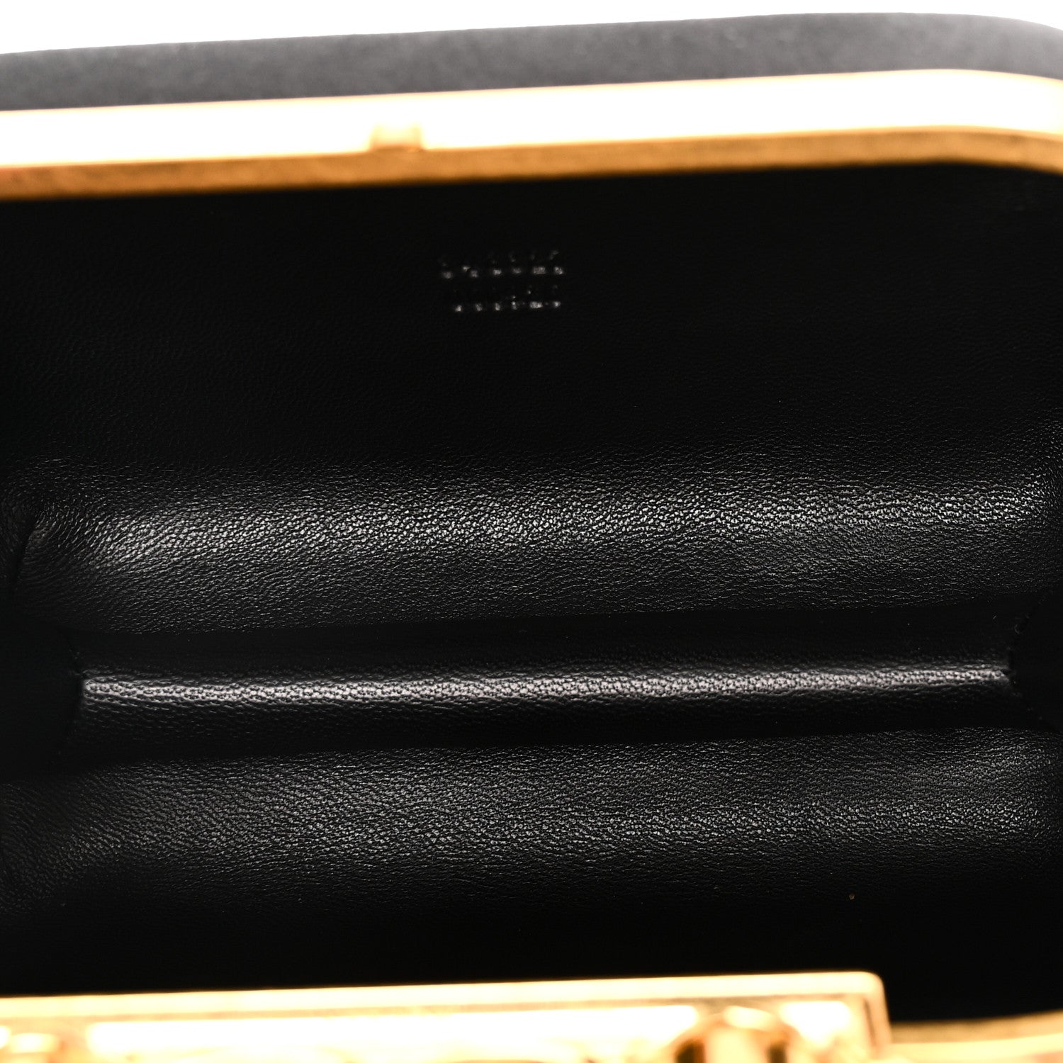 Alexander McQueen Satin Butterfly Knuckle Duster Box Clutch Black 5 of 13