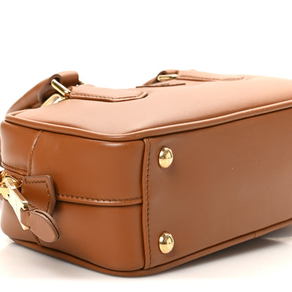 Miu Miu Calfskin Regular Arcadie Top Handle Bag Cognac 8 of 9