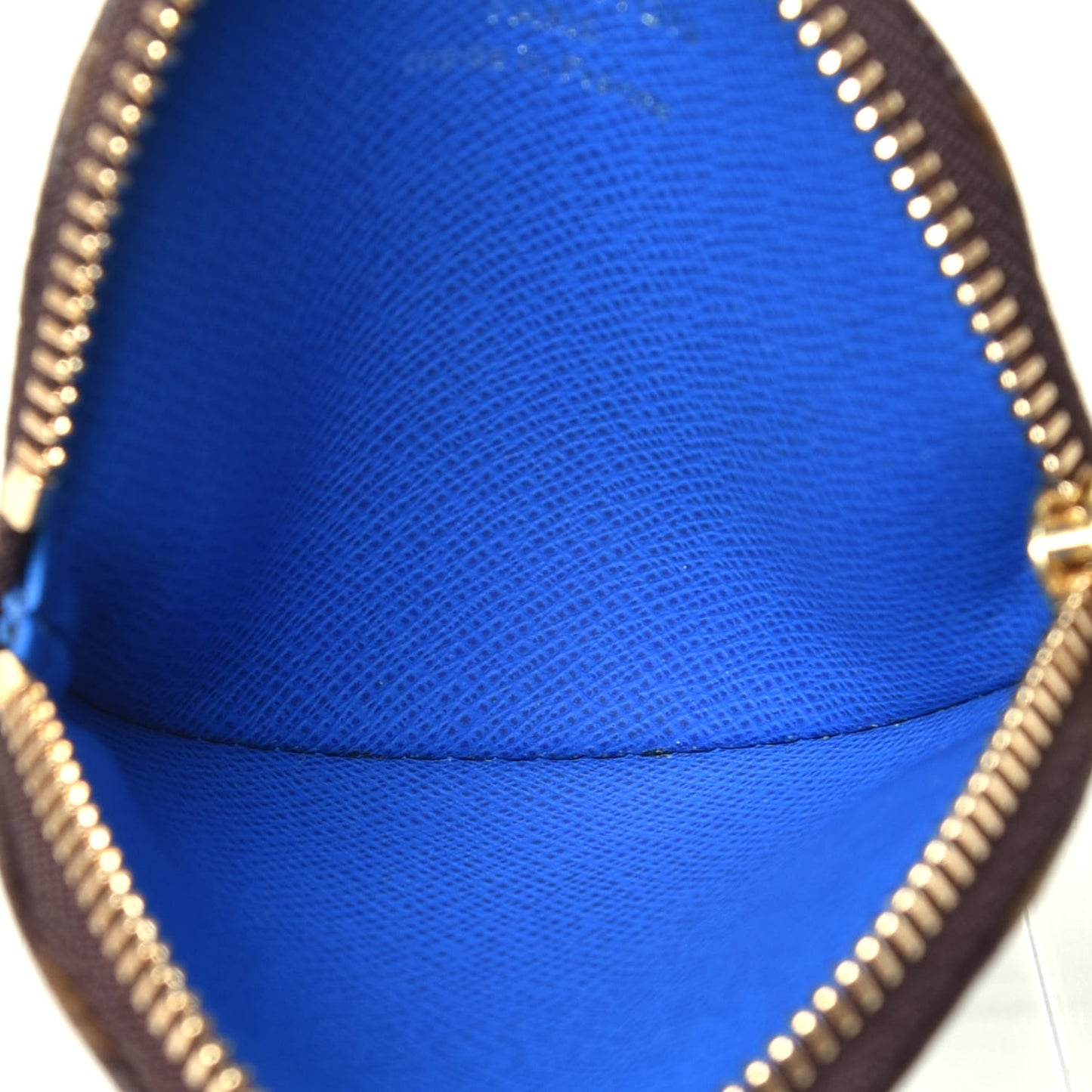 Monogram 2019 Christmas Animation Round Coin Purse Blue
