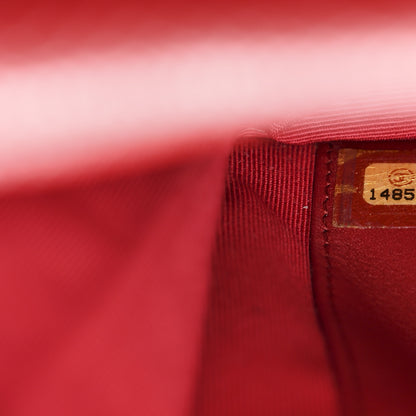 Chanel Caviar Quilted Wallet on Chain WOC Red 8 of 11