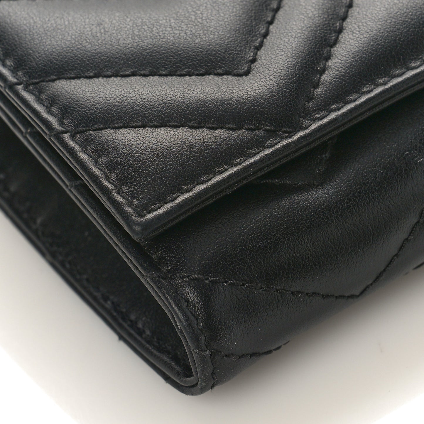 Calfskin Matelasse GG Marmont Continental Wallet Black