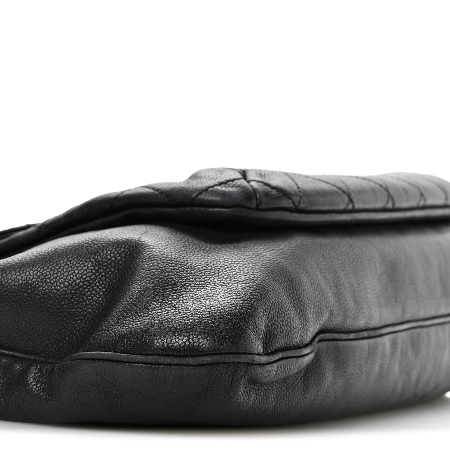 Caviar Stitched Pocket In The City Hobo Black