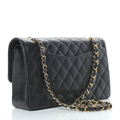 Chanel Caviar Quilted Medium Double Flap Black 3 of 11