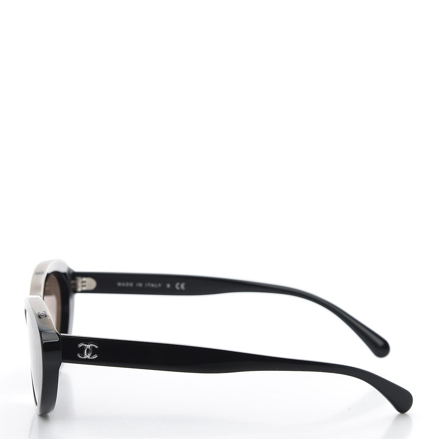 Acetate Oval Sunglasses 5416 Black
