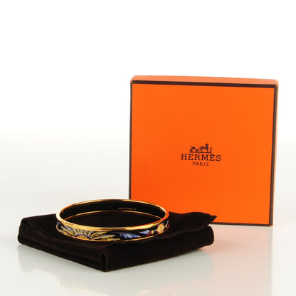 Hermes Enamel Printed Narrow Brazil Bracelet 62 6 of 6