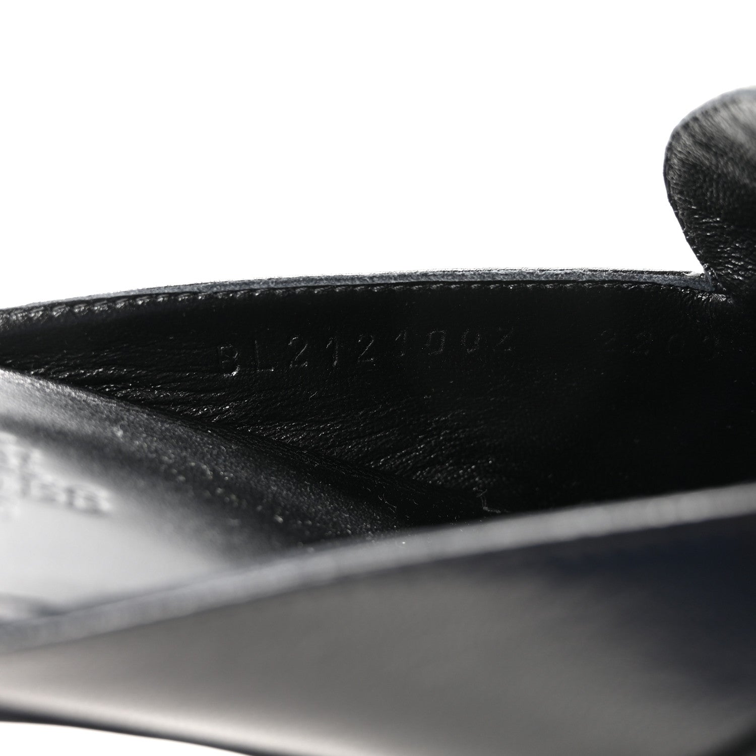 Hermes Goatskin Oz Mules 38.5 Black 9 of 10