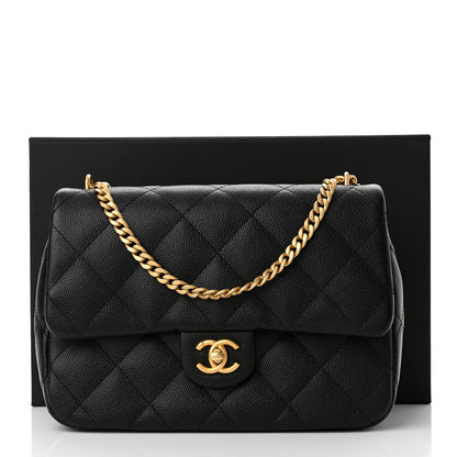 Chanel Caviar Quilted Sweetheart Flap Black 11 of 11