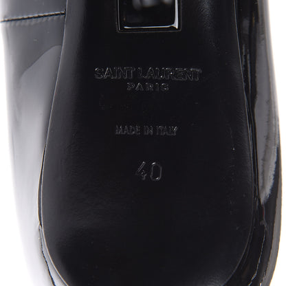 Saint Laurent Patent Opyum Appelle Moi Ankle Strap Pump 40 Black 7 of 10