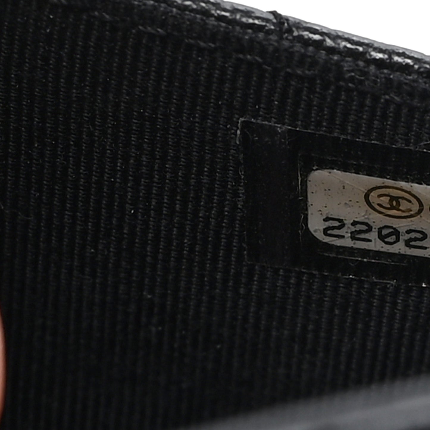 Caviar Quilted Flap Card Holder Wallet Black
