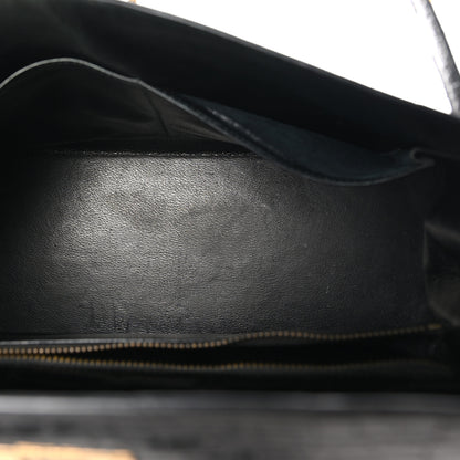 Hermes Shiny Alligator Kelly Sellier 32 Black 5 of 10