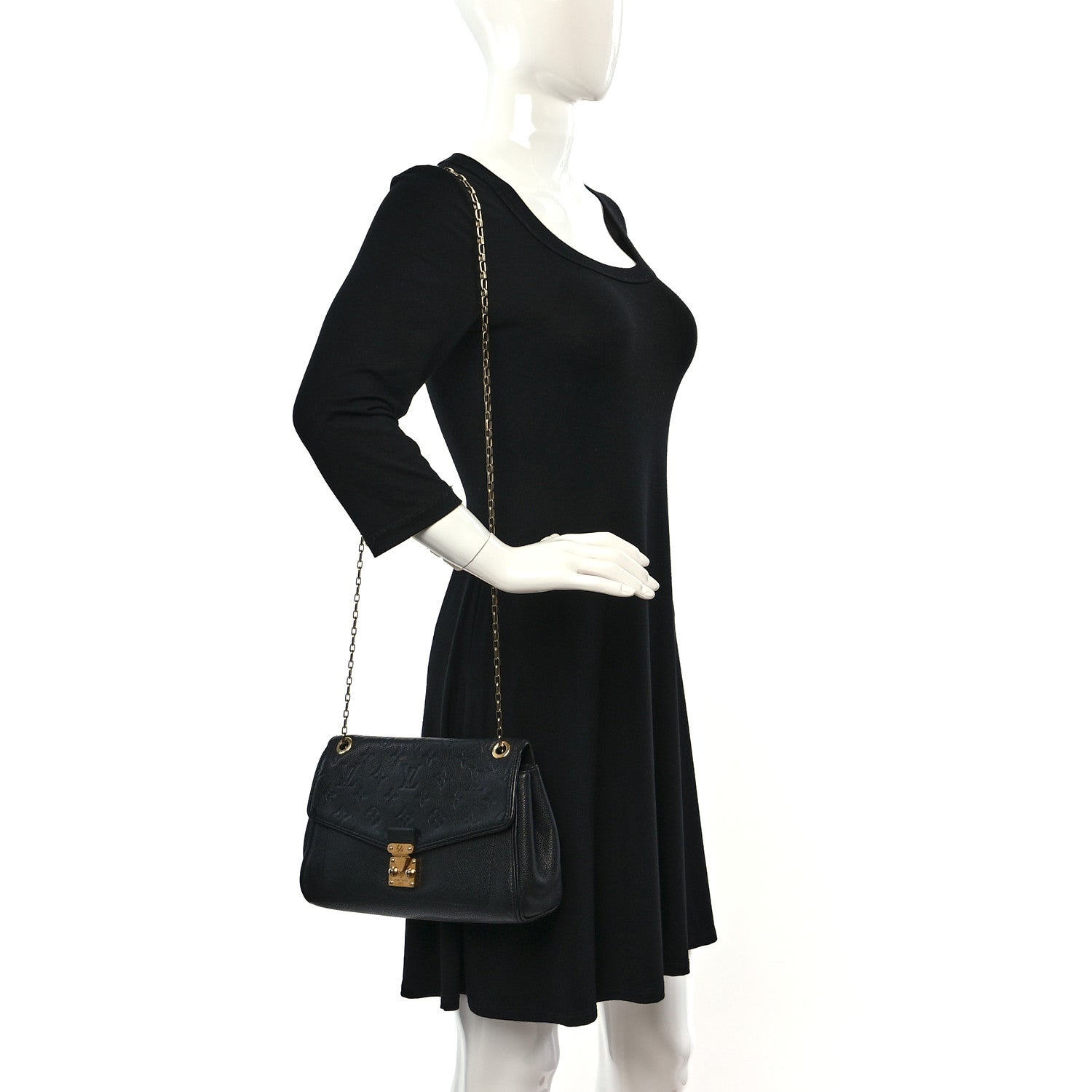 Louis Vuitton Empreinte Saint Germain PM Black 3 of 9