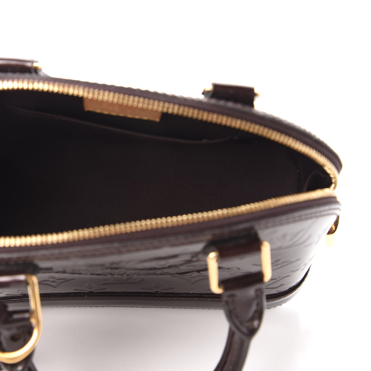 Louis Vuitton Vernis Alma BB Amarante 5 of 11