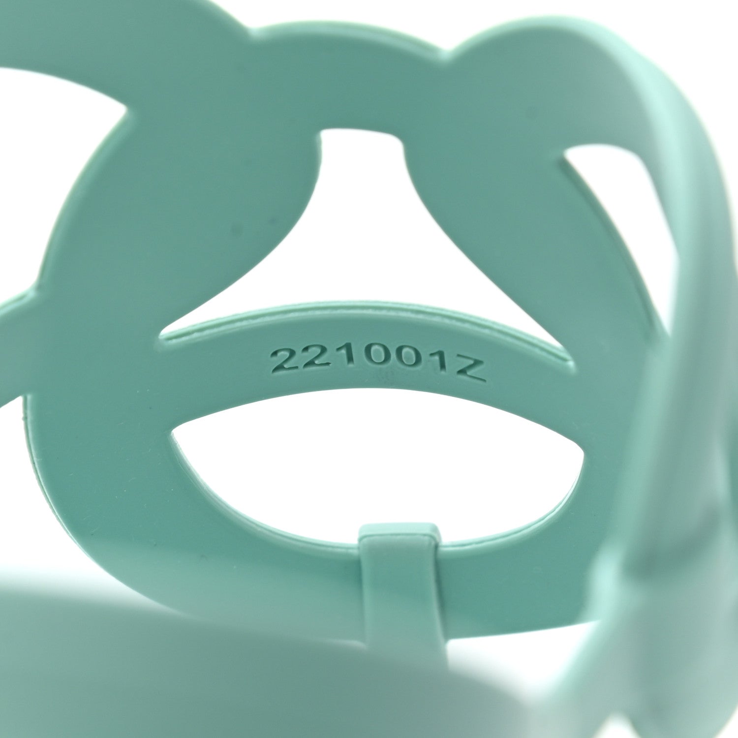 Hermes Rubber Womens Egerie Sandals 37 Vert Embrun 8 of 9