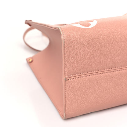 Louis Vuitton Empreinte Monogram Giant Onthego MM Rose Trianon Creme 7 of 8