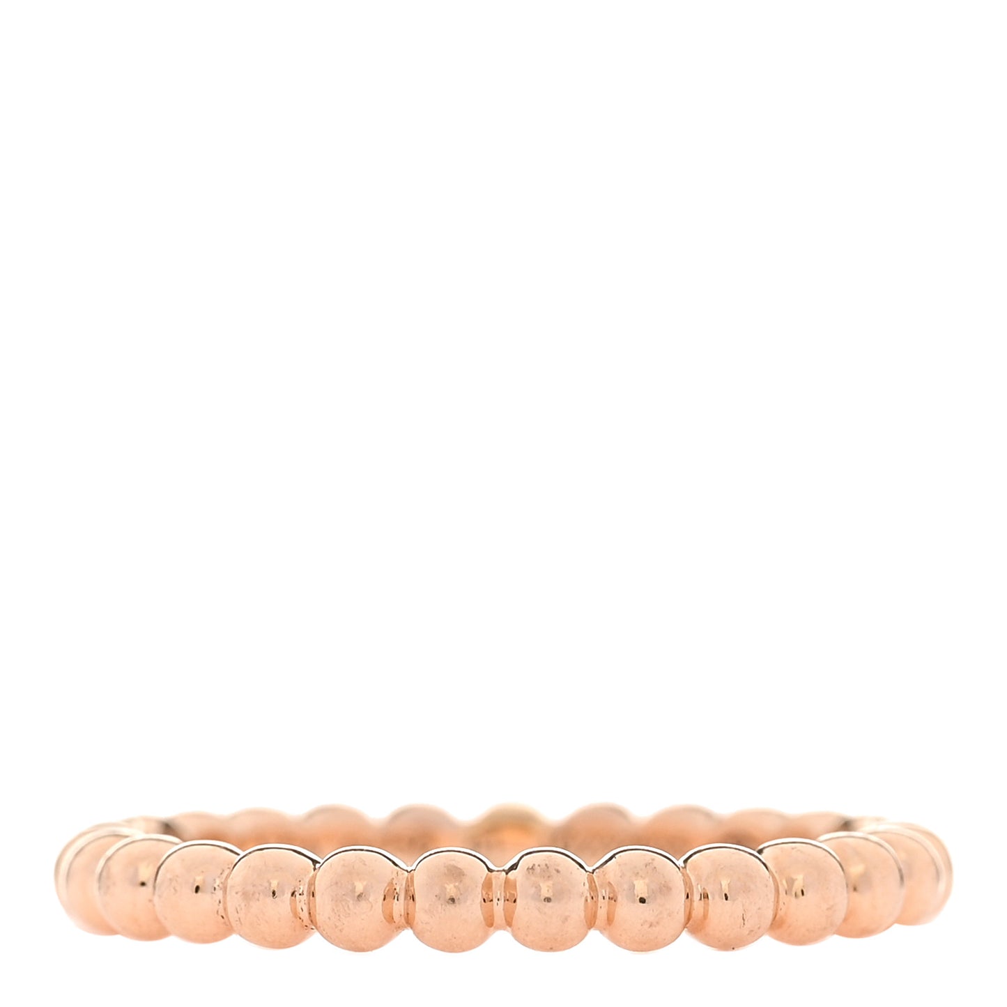 18K Rose Gold Medium Perlee Ring 61 9.5