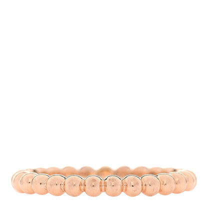 Van Cleef & Arpels 18K Rose Gold Medium Perlee Ring 61 9.5 1 of 5