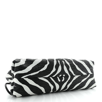 Bottega Veneta Nappa BV Trine Clutch Zebra 4 of 10