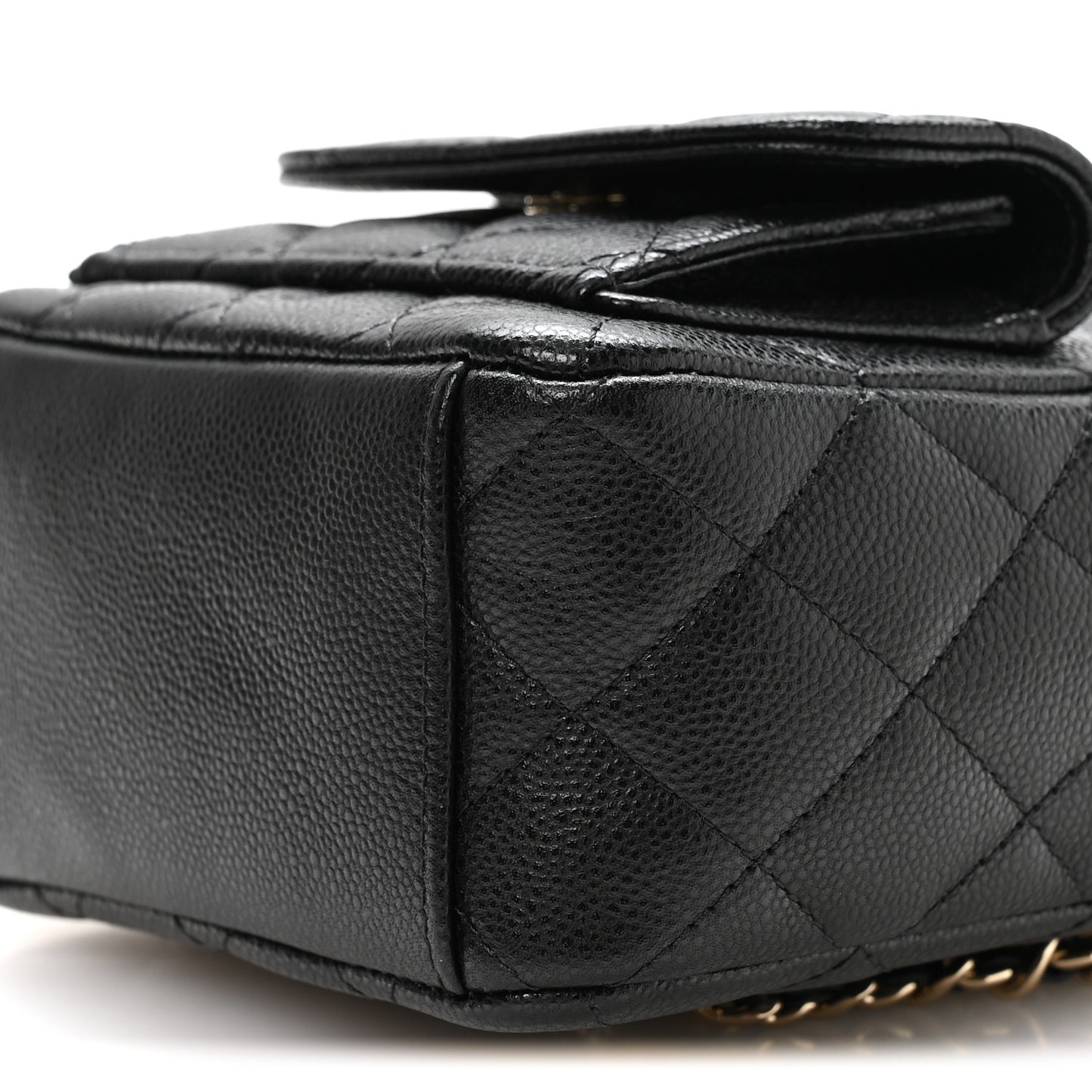 Caviar Quilted CC Mini Classic Backpack Black