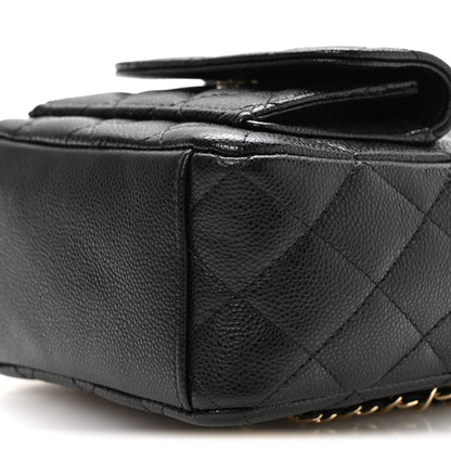 Chanel Caviar Quilted CC Mini Classic Backpack Black 9 of 10
