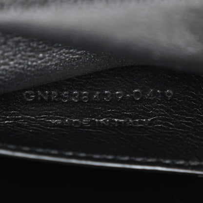 Saint Laurent Grain De Poudre Matelasse Monogram Small Vicky Chain Bag Black 7 of 10