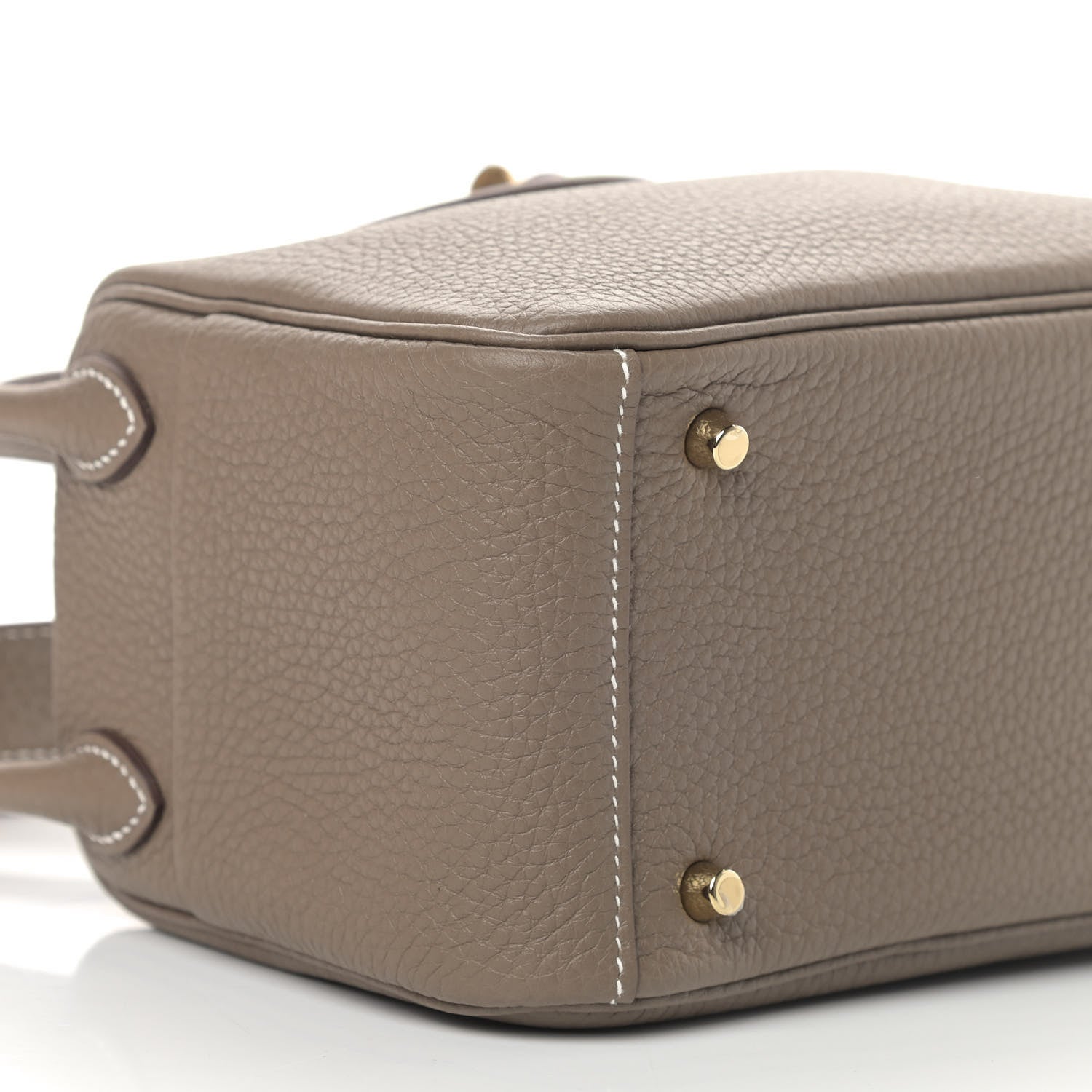 Hermes Taurillon Clemence Mini Lindy 20 Etoupe 6 of 9