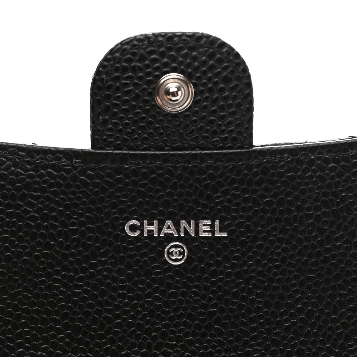 Chanel Caviar Quilted Large Gusset Flap Wallet Black 6 of 9