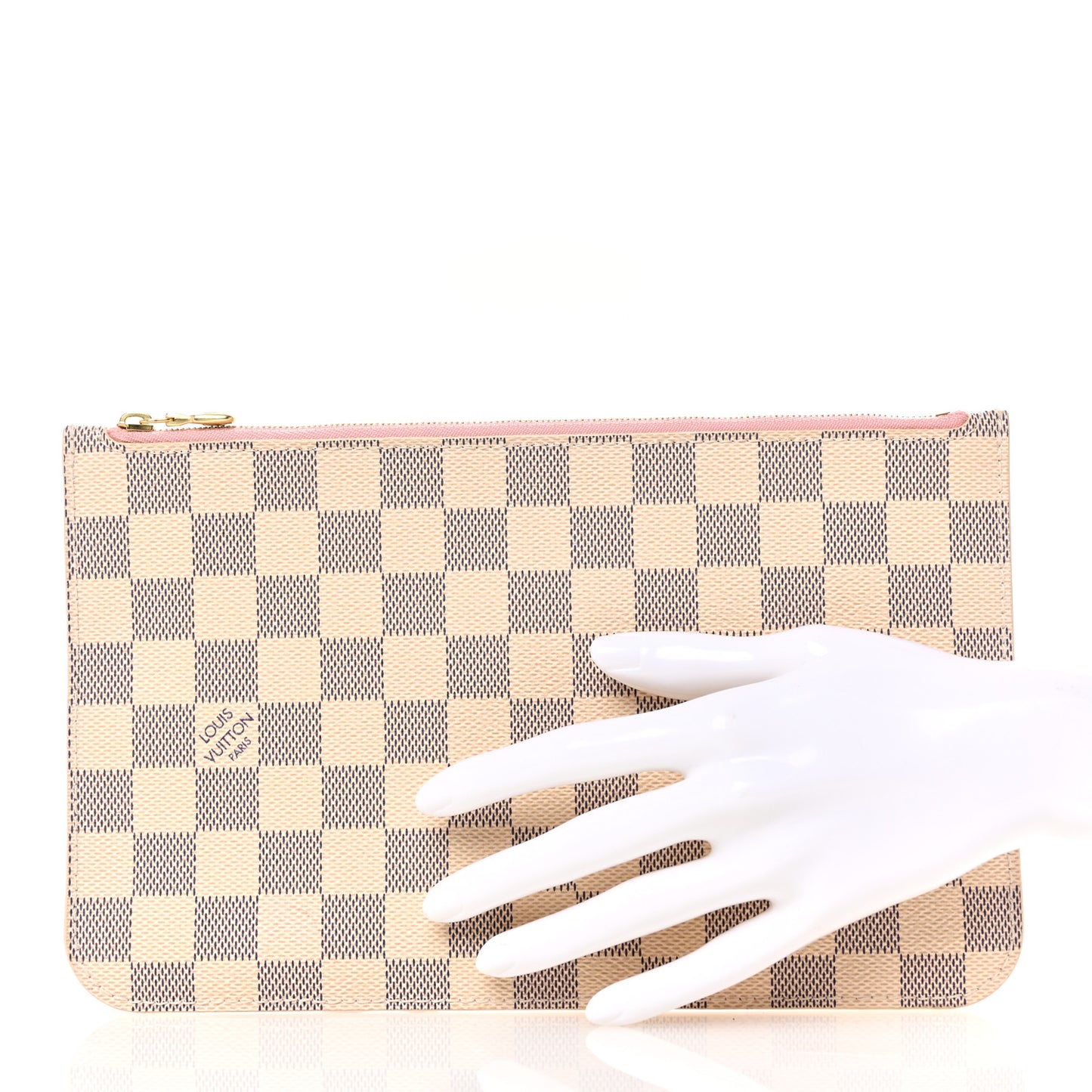 Damier Azur Neverfull MM GM Pochette Rose Ballerine