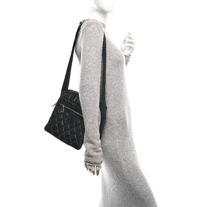 Chanel Nylon Small Coco Cocoon Messenger Bag Black 2 of 11