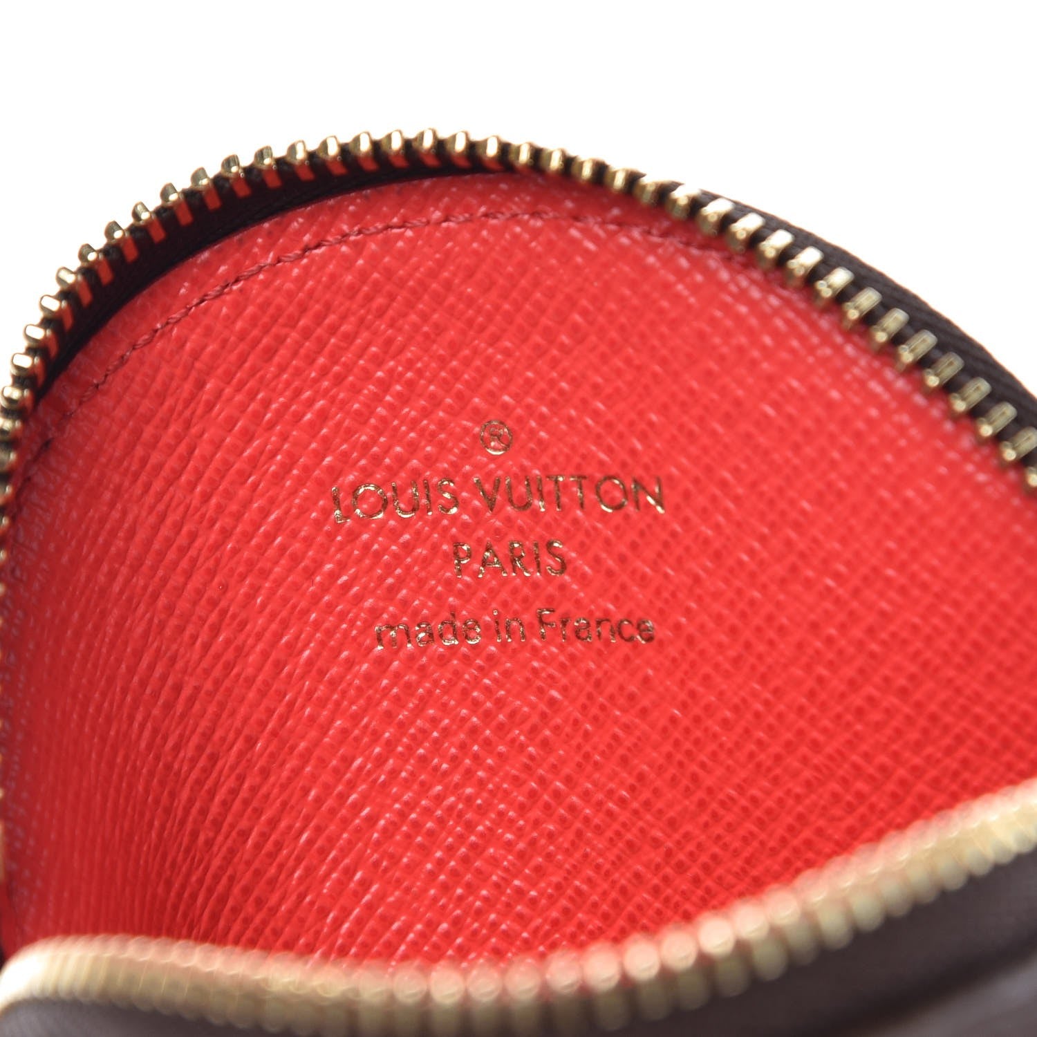 Louis Vuitton Monogram 2016 Christmas Animation Round Coin Purse Rouge 6 of 8