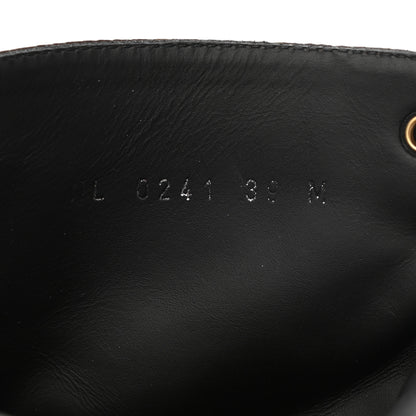Louis Vuitton Calfskin Monogram Wonderland Flat Ranger Boots 39 Black 8 of 9