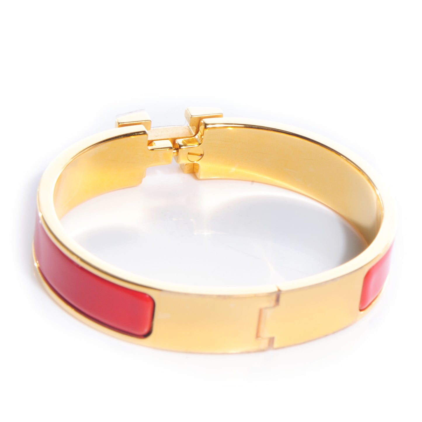 Narrow Enamel Clic Clac H Bracelet PM Capucine