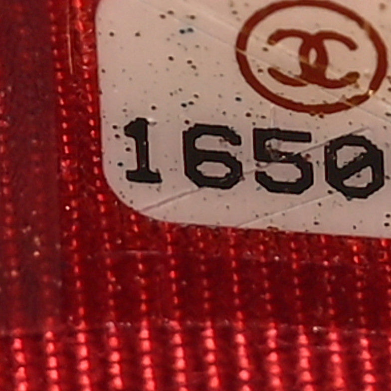 Chanel Lambskin Quilted Wallet On Chain WOC Red 7 of 9