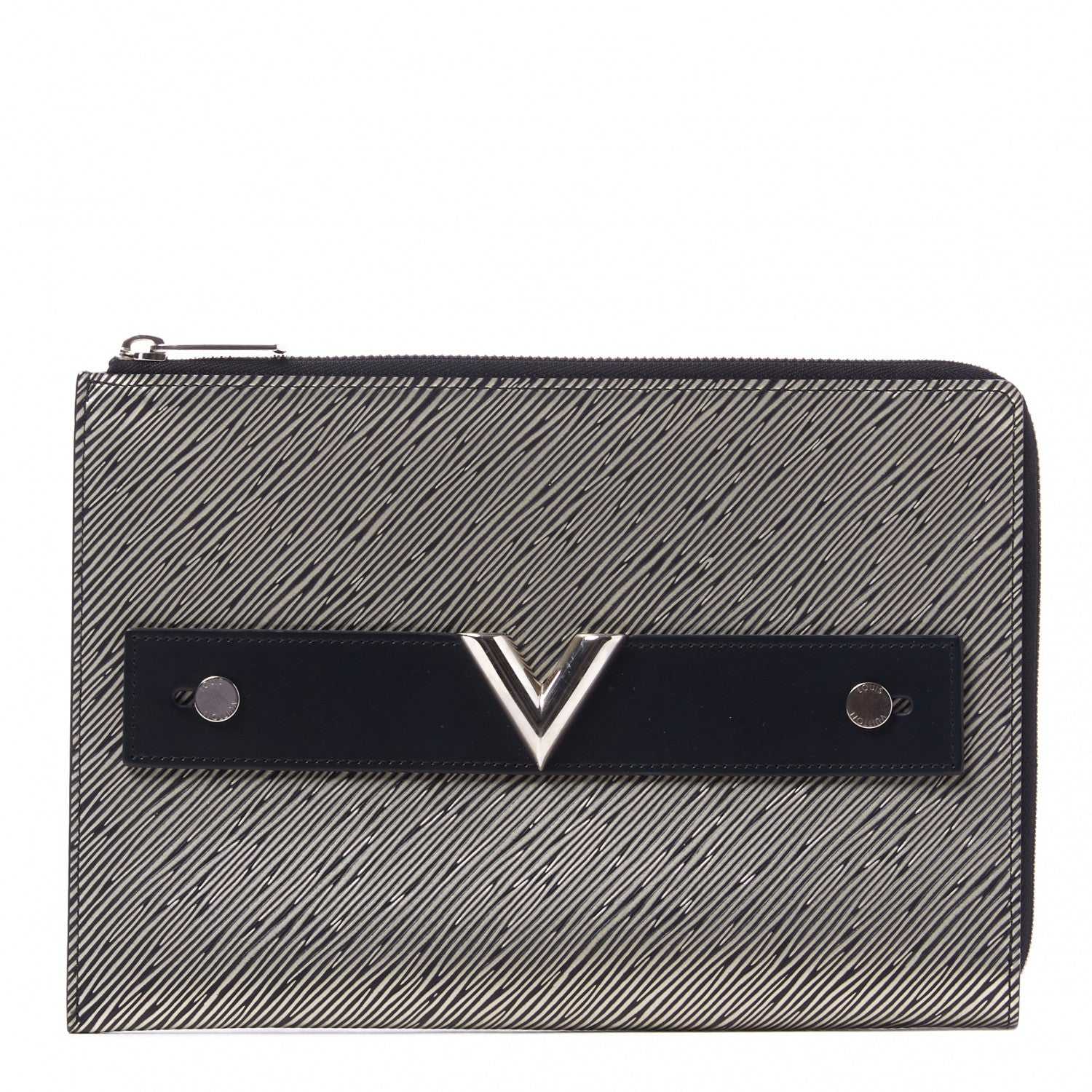 Louis Vuitton Epi Essential V Pochette Platine 1 of 8