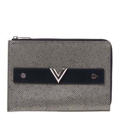 Louis Vuitton Epi Essential V Pochette Platine 1 of 8