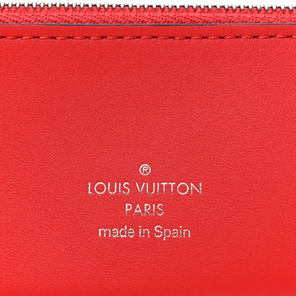 Louis Vuitton Monogram Elizabeth Pencil Pouch Red 6 of 7