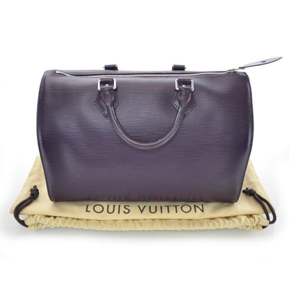 Louis Vuitton Epi Speedy 30 Cassis Purple 3 of 11