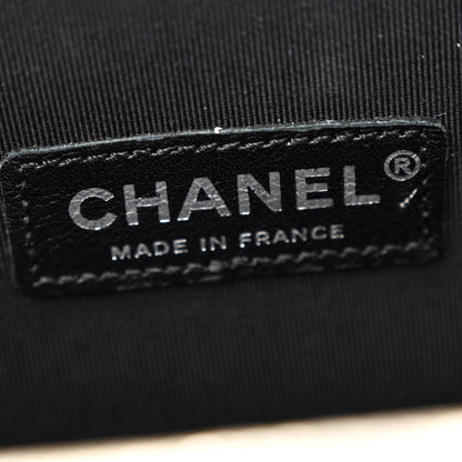 Chanel Metallic Lambskin Print Clutch Gold 6 of 12