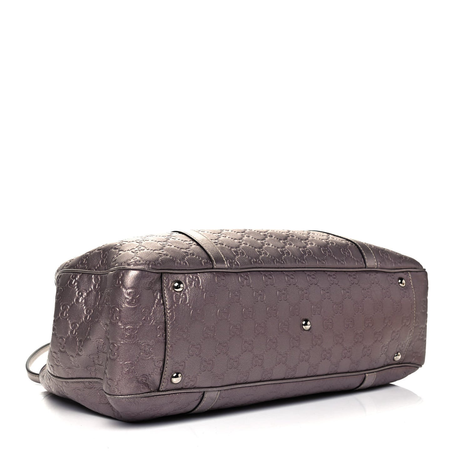 Metallic Guccissima Large GG Twins Tote Mauve