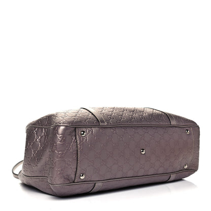 Gucci Metallic Guccissima Large GG Twins Tote Mauve 4 of 10
